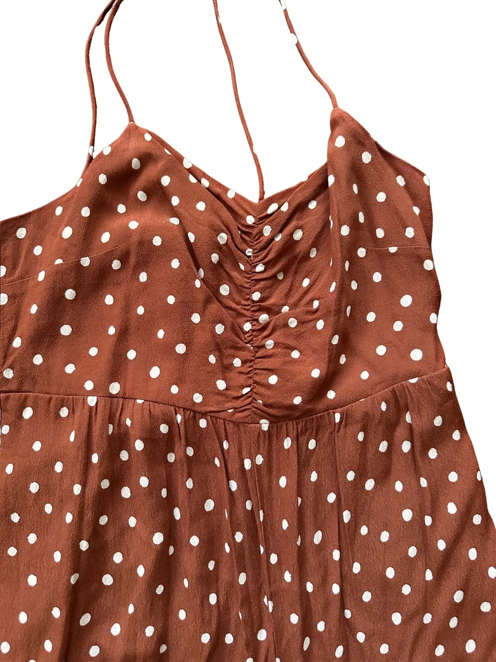 Madewell Ruched Wide-Leg Jumpsuit - Women Size 4 - Picture 7 of 9